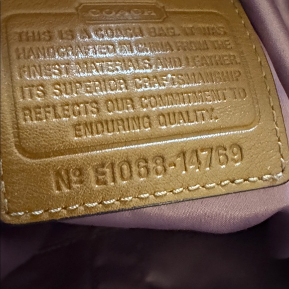 Coach Kristin Brown Leather Hobo Bag with Gold Accents - Picture 3 of 17